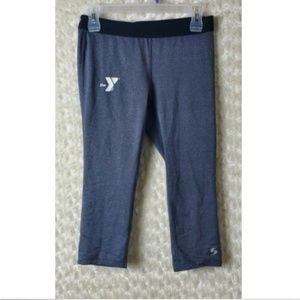 Soffe Dri Womens Size M Gray Low Rise Capri